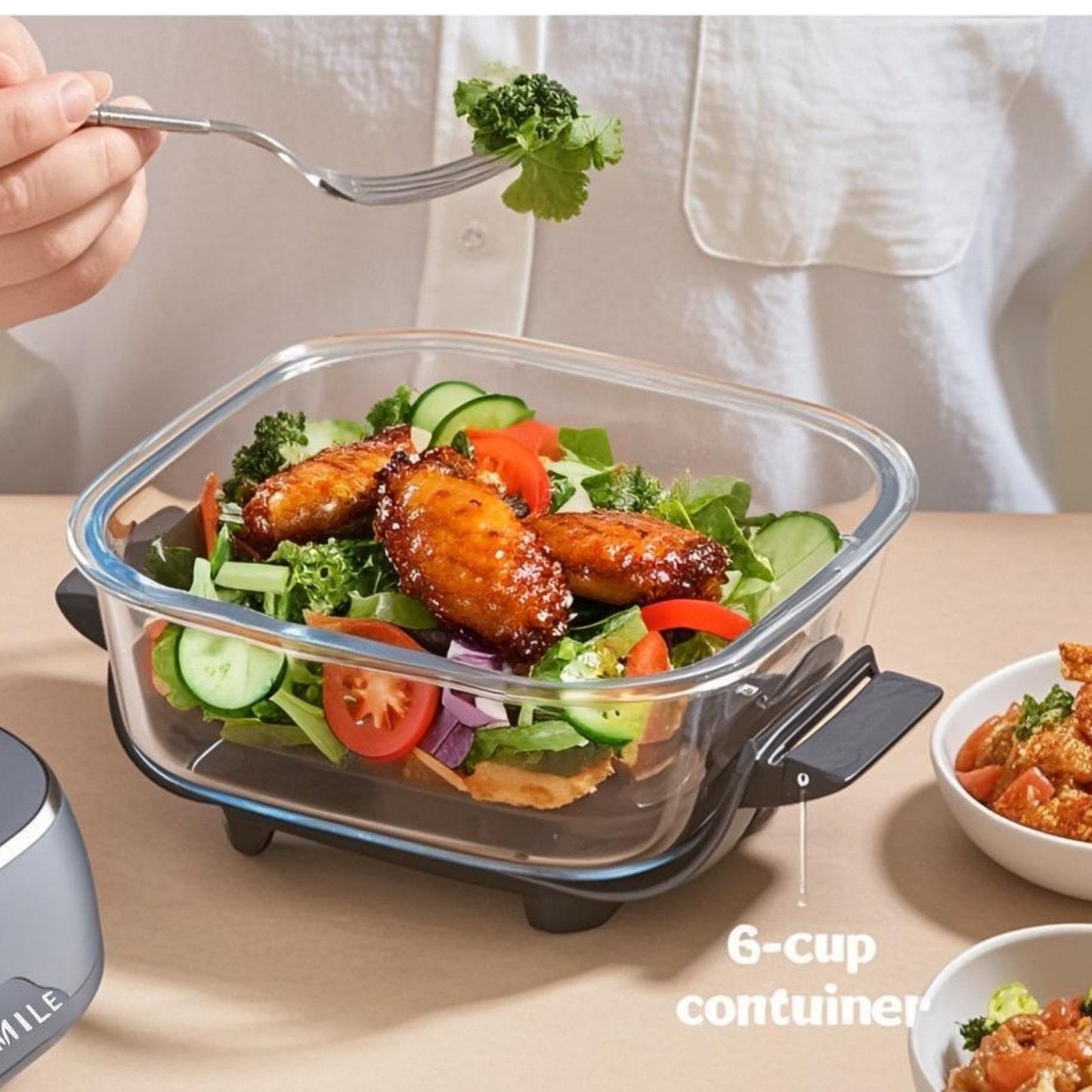 Kismile 26QT Multifunctional Stainless Steel Air Oven With Rotisserie Dehydrator, Healthy Cooking With Recipe, Built-in Timer, Thoughtful Light Button