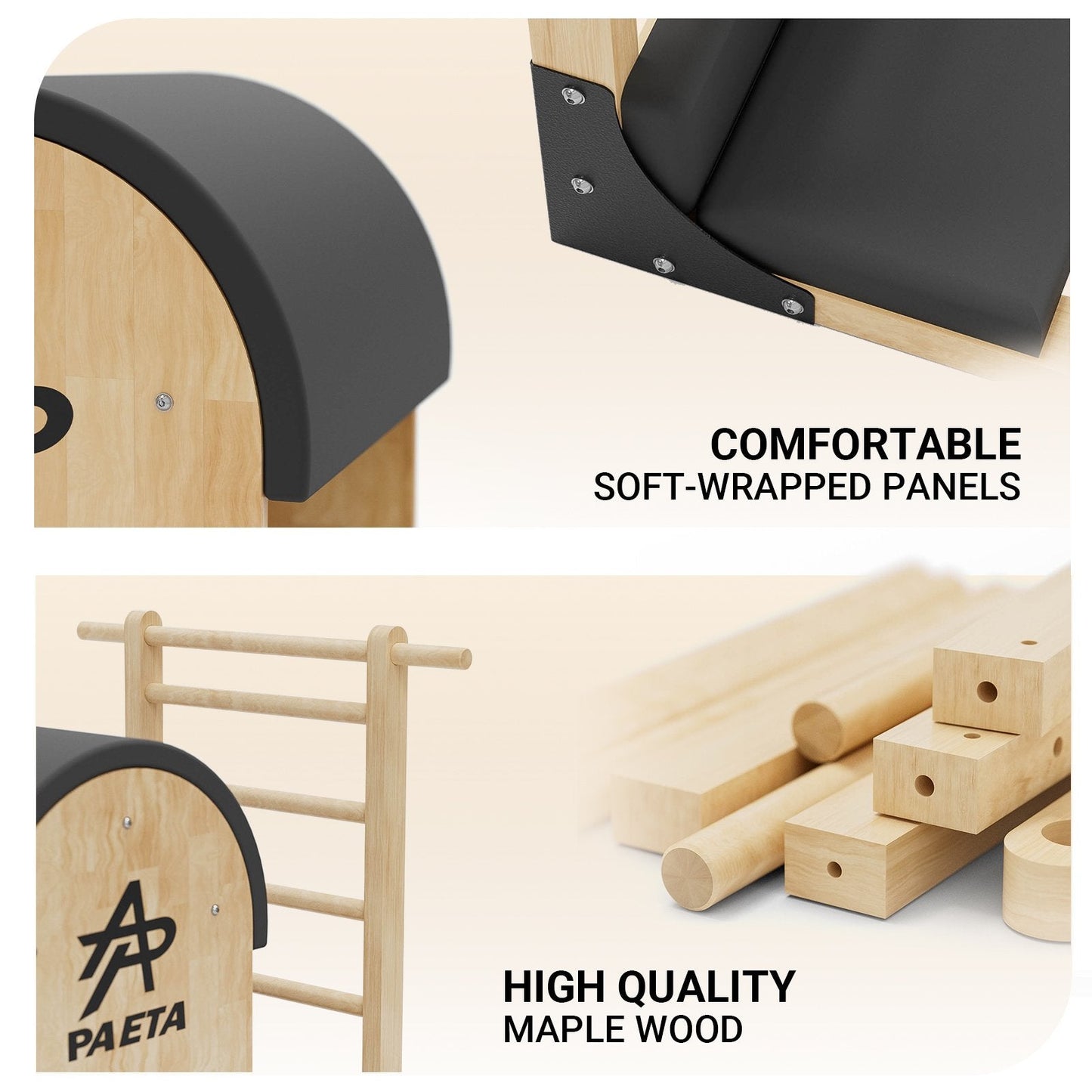 Pilates Ladder Bucket,Pilates Barrel, Pilates Reformer Workout Machine for Yoga,Home and Studio-Pilates Fitness Equipment for Balance,Core Strengthening and Stretching Balanced for Body Exercises