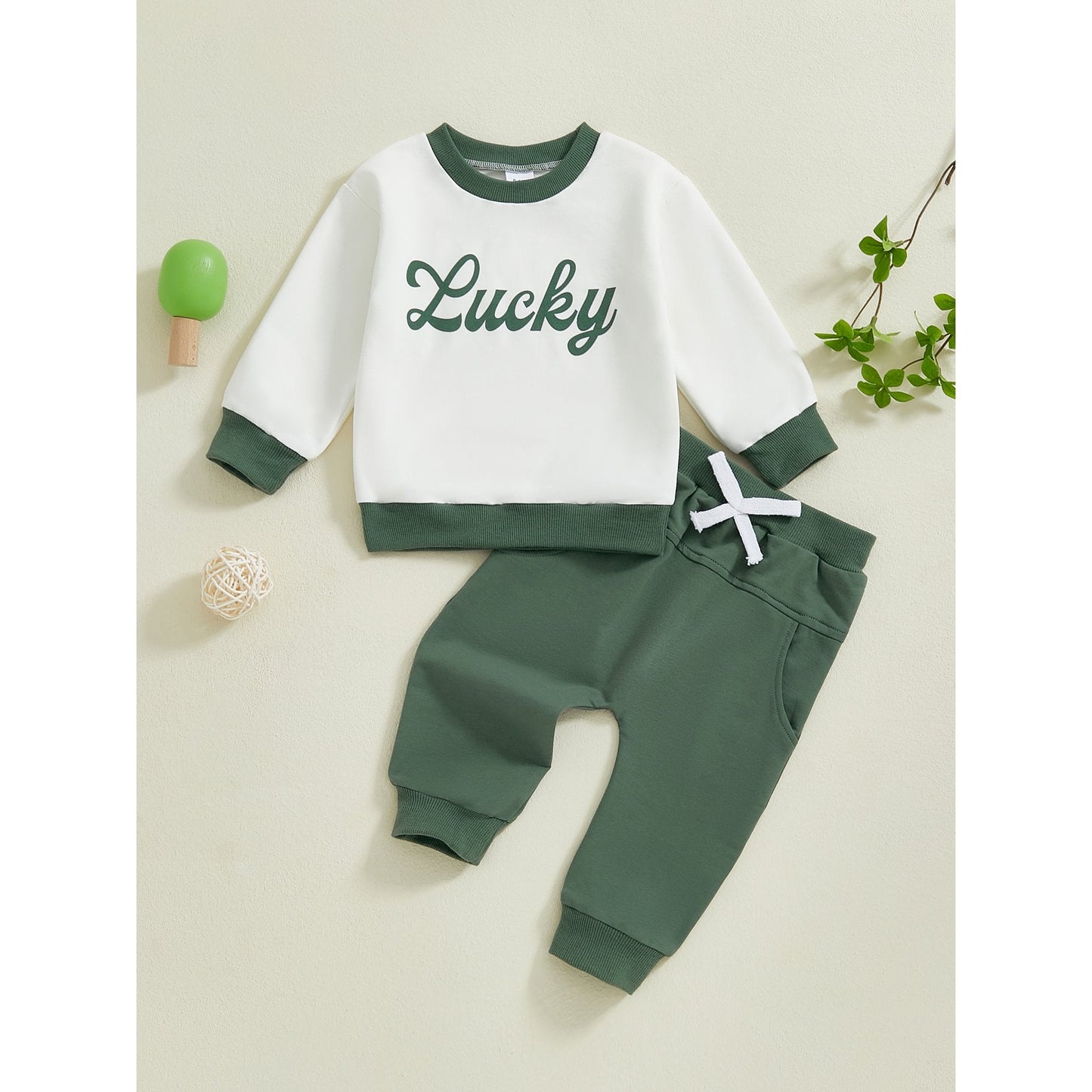 Peyakidsaa Toddler Baby Boy Clothes Long Sleeve Tops and Pants Outfit Sets Sweatsuits Outfits