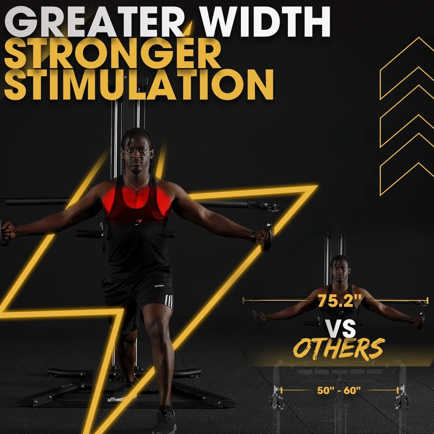 syedee Functional Trainer, Cable Crossover Machine with Dual Cable Cross with 900LBS Weight Capacity, 3D Full Motion for Cable Training