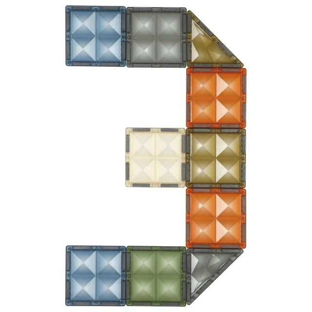 Magnetic Tiles,Magnetic Blocks with 2 Cars,Magnet Tiles Building Blocks Set,STEM Preschool Sensory Educational Toys Gifts for Toddlers Kids Boys 3 4 5 6 7 8 9+ Year Old