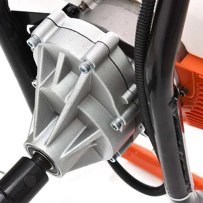 PRIJESSE Gas Powered Earth Digger with 3 Extension Rods + 3 Auger Drill Bits