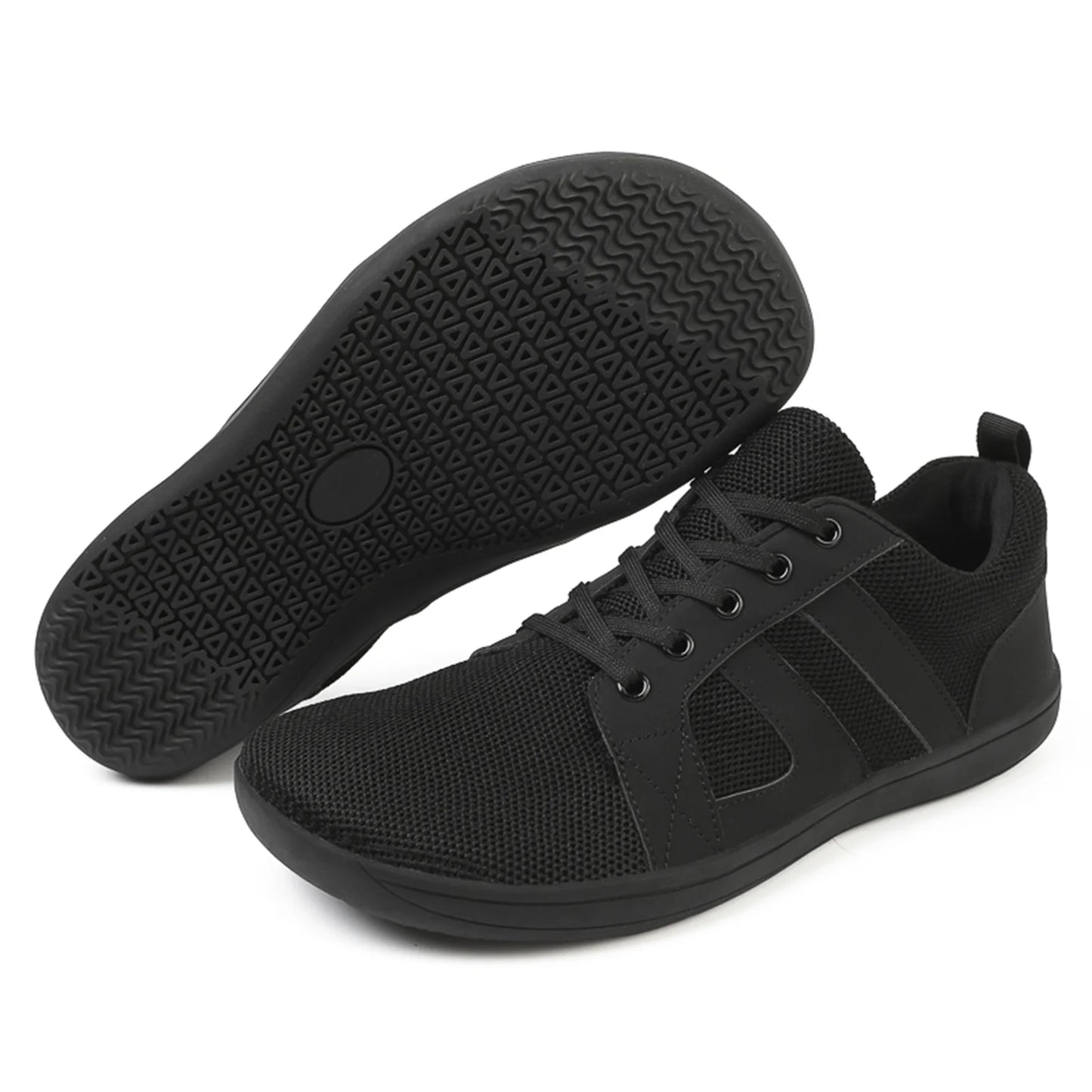 LASUDRAA Men's Shoes Comfortable Walking Barefoot Minimalist Zero Drop Wide Width Fashion Sneaker