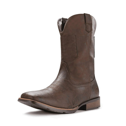 IUV Western Square Toe Cowboy Boots for Men Western , Sizes 7-14