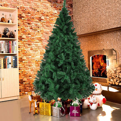 Ktaxon 7ft Artificial Christmas Pine Tree with 1100 Tips, Xmas Indoor Decoration Full Tree with Solid Metal Legs