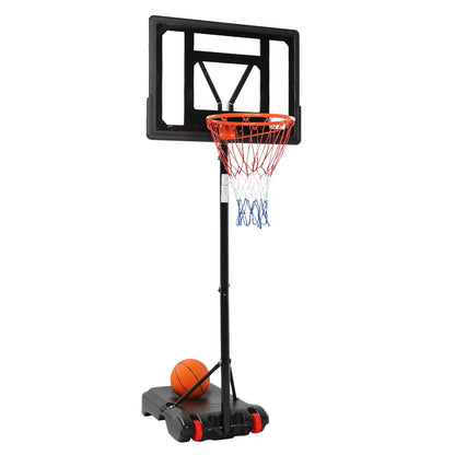Ktaxon 6.5-8ft Basketball Hoop System, 33in Portable Basketball Goals with Basketball and Indoor Outdoor