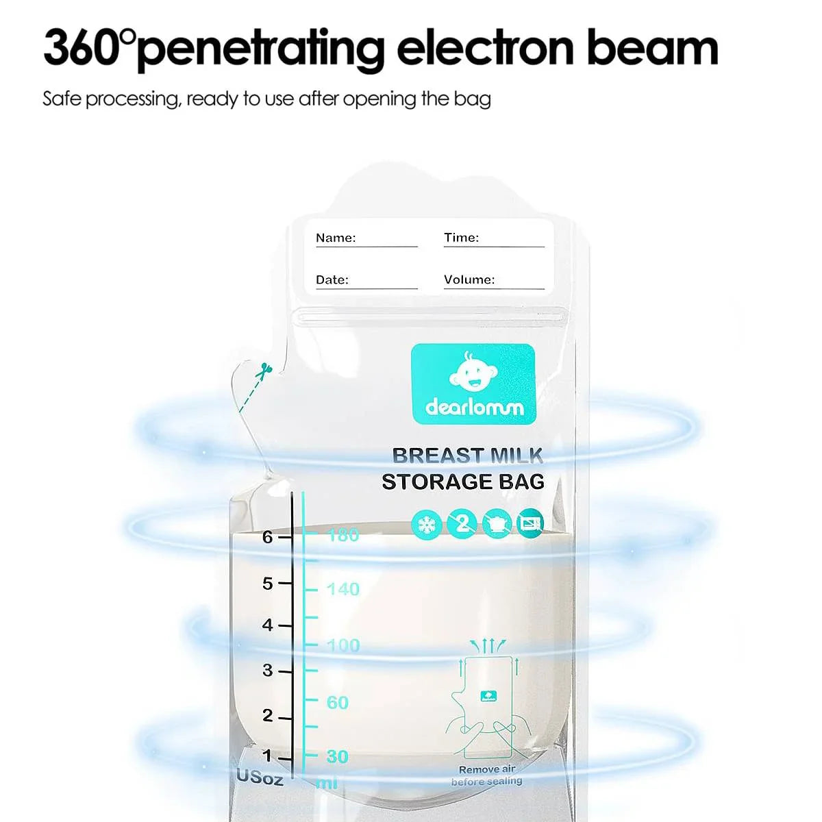 4 Modes & 9 Levels, LED Display, 10 Milk Storage Bags for Travel & Home