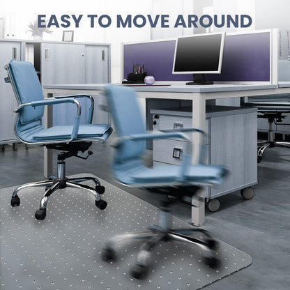 Office Chair Mat for Carpet Floor, Computer Desk Chair Mat for Low Pile Carpet, 36" x 48" Heavy Duty Polycarbonate Clear Floor Mat for Home Office