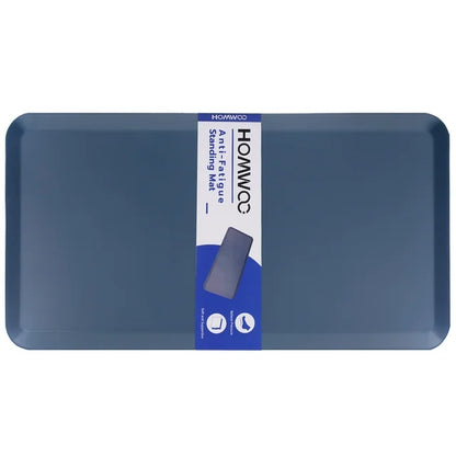 HOMWOO Anti Fatigue Kitchen Mat, Cushioned Floor Mat, 40"x20" Comfort Standing Office Desk Mat,Thick Kitchen Rugs for Home, Pu, Blue