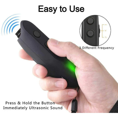 Dog Barking Deterrent Devices Rechargeable Ultrasonic Dog Bark Deterrent 3 Frequency No Bark Control Devices 16.4 ft Range with Dog Whistles