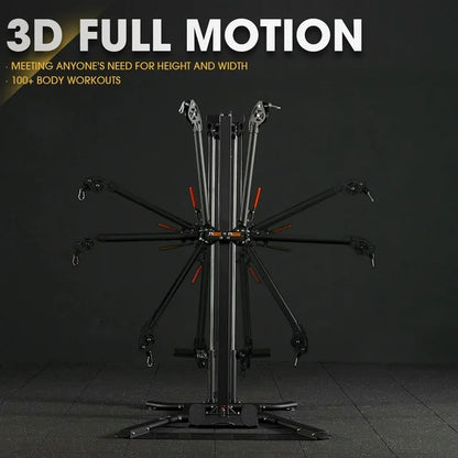 syedee Functional Trainer, Cable Crossover Machine with Dual Cable Cross with 900LBS Weight Capacity, 3D Full Motion for Cable Training