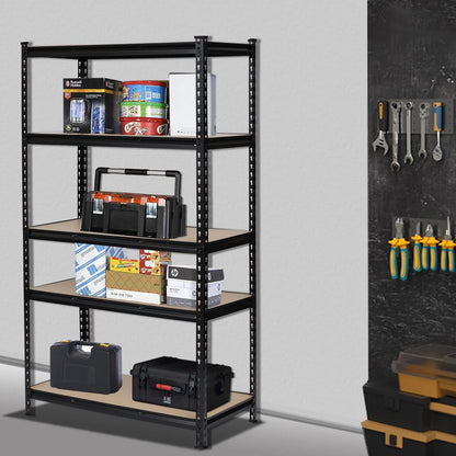 Ktaxon Garage Shelving, 43"W x 18"D x 71"H 5-Shelf Storage Rack Steel Shelves, 1200lbs Total Capacity