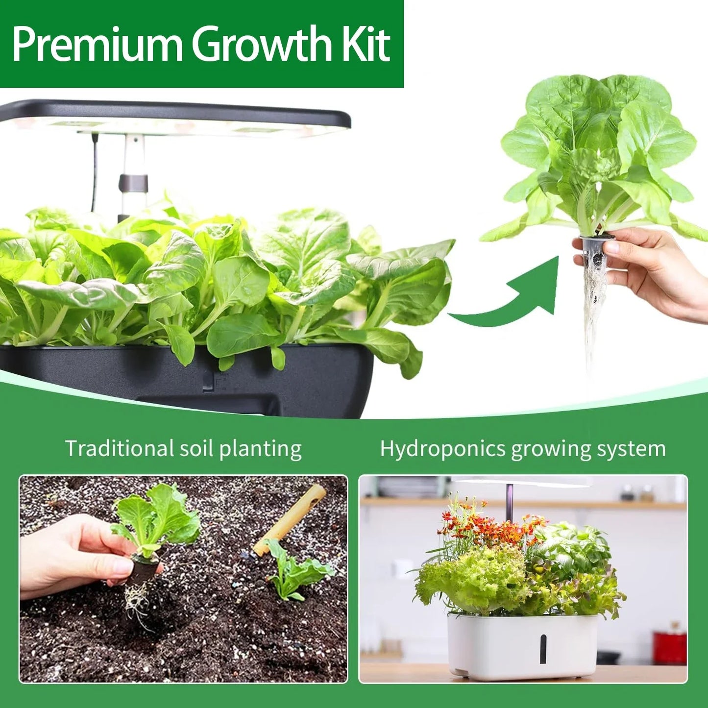 201 Pcs Seed Pods Kit for Aerogarden, Hydroponics Garden Accessories for Starting System£¬40 Planter Basket£¬40 Clear Cover,40 Stickers, 40 Grow Sponges and 1 Tweezers