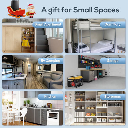 Auseo 3.2 Cu.ft Single Door Freezer, Compact Mini Freezer with Reversible Door for Kitchen, Apartment, Basement, Dorm, Black