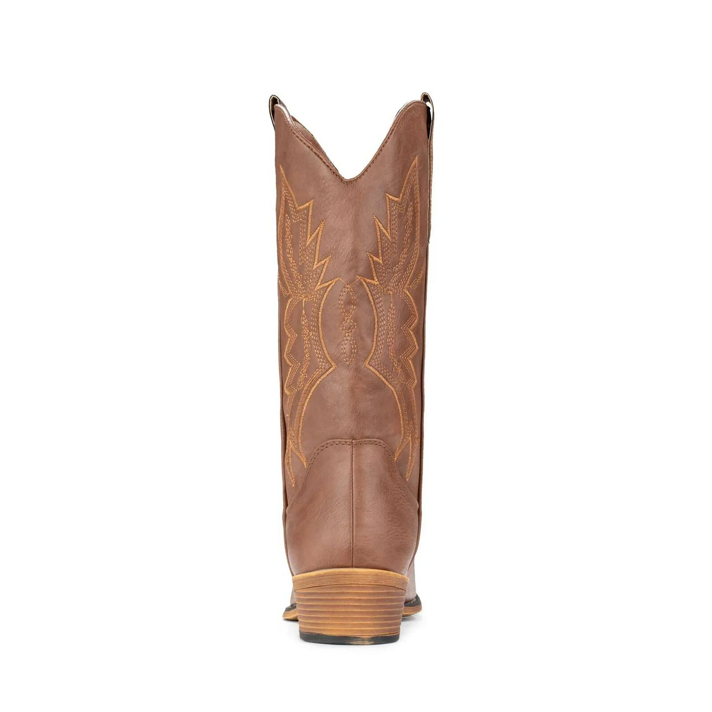 IUV Cowboy Boots For Women Western Boots Cowgirl Boots Pull On Pointy Toe Mid Calf Boots Sizes 5-11