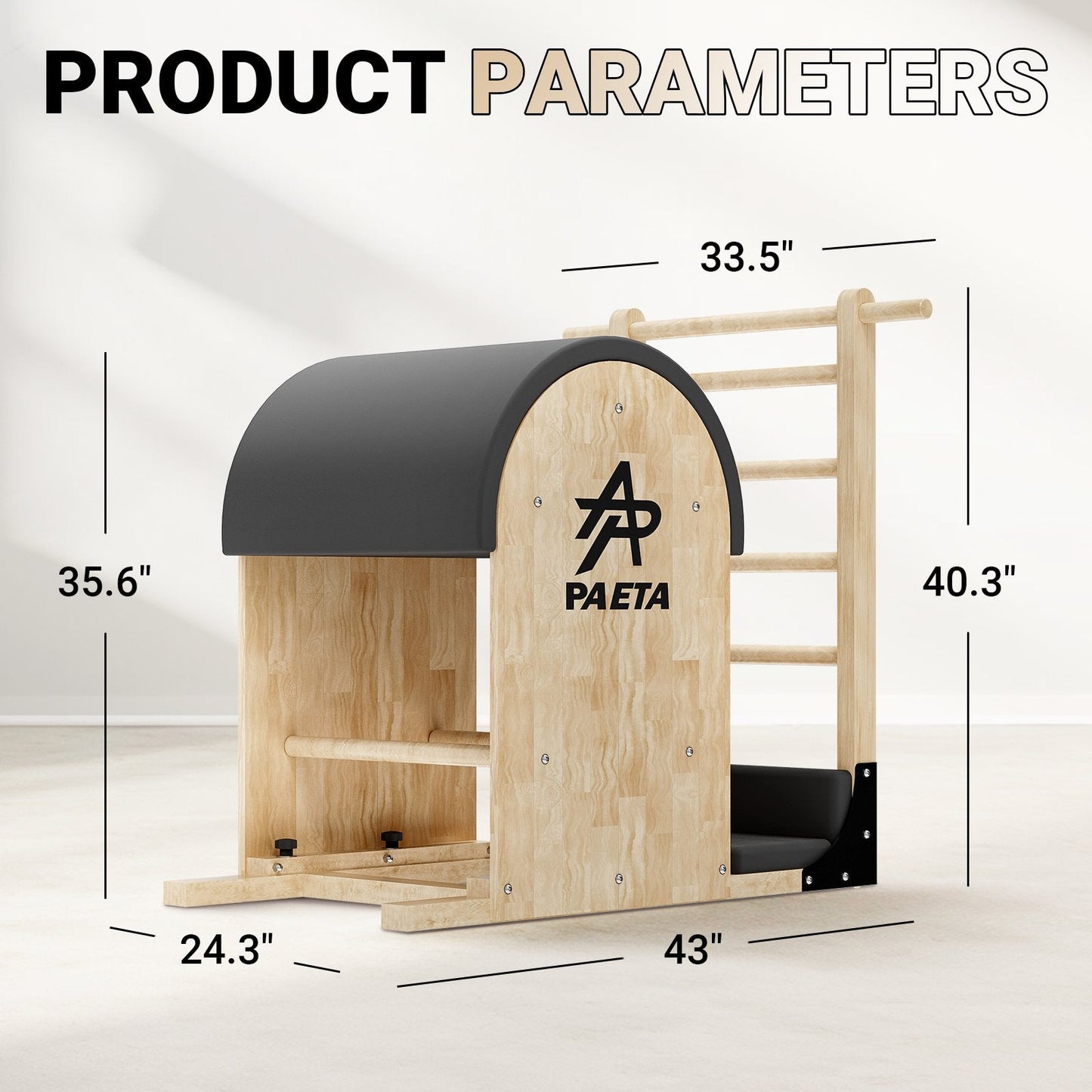 Pilates Ladder Bucket,Pilates Barrel, Pilates Reformer Workout Machine for Yoga,Home and Studio-Pilates Fitness Equipment for Balance,Core Strengthening and Stretching Balanced for Body Exercises
