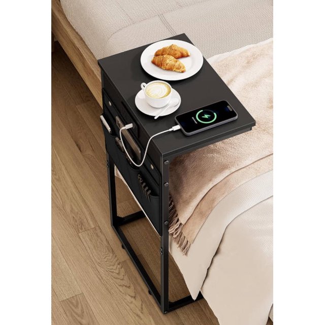 C Shaped End Table,Standing Desk Laptop