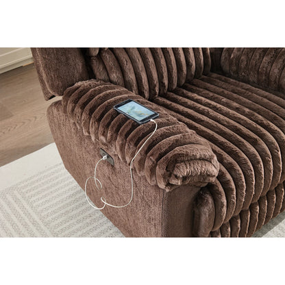 Power Recliner Oversize Chairs for Adults Electric Recliners Chair Soft Fabric Overstuffed Single Reclining Chair for Living Room for Big Man with USB Port