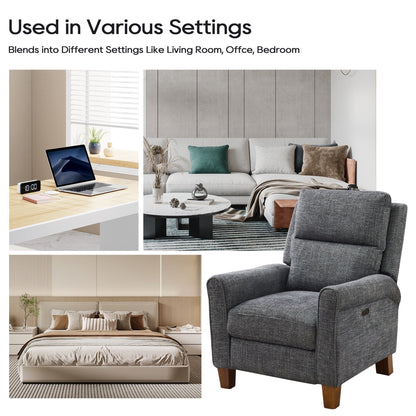 33.4 Wide Power Recliner for Living Room with USB Port