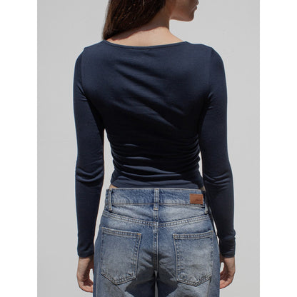 Peyakidsaa Women Long Sleeve T-Shirts Casual Shirts Spring Fall Slim Fit Blouse Tops Streetwear