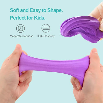 Tomorotec 33 Colors Air Dry Polymer Clay Super Soft, Ultra Light Foam Clay for Children Non-Toxic Eco-Friendly Magical Modeling Clay with Tools Set