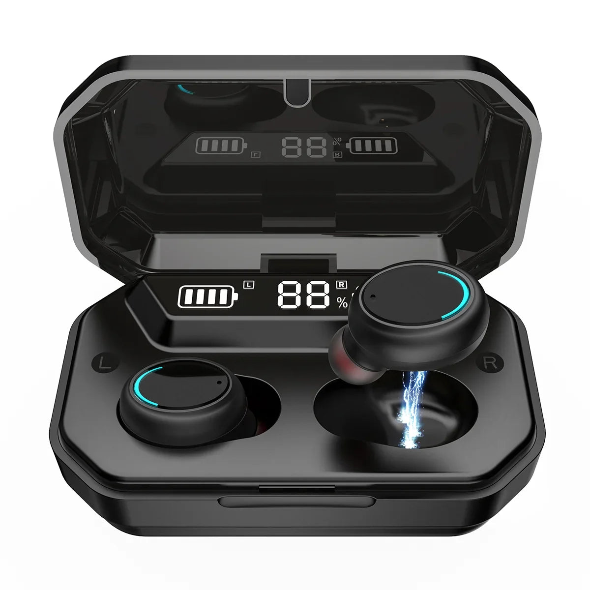 Wireless Earbuds, Bluetooth 5.1 Earbuds with 140H Playtime, Bluetooth Headphones Noise Cancelling Stereo Bass Wireless Ear... Wireless Earbuds, Bluetooth 5.1 Earbuds with 140H Playtime, Bluetooth Head