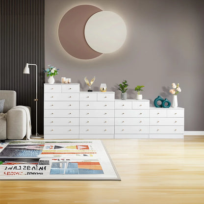 Ktaxon 6 Drawers Dresser Chests for Bedroom, Wood Chset of Drawers,Dressers Organizer for Bedroom, Living Room,Hallway, White