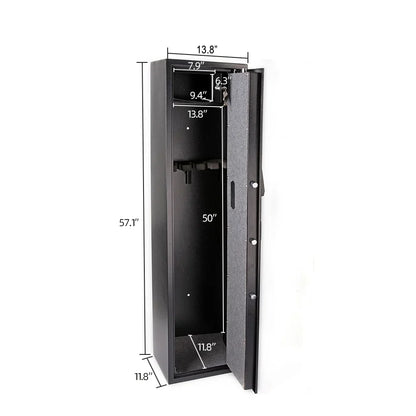 Ktaxon Electronic 5 Rifle Gun Safe, Large Firearms Shotgun Storage Cabinet, with Small Lock Box
