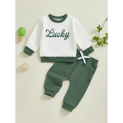 Peyakidsaa Toddler Baby Boy Clothes Long Sleeve Tops and Pants Outfit Sets Sweatsuits Outfits