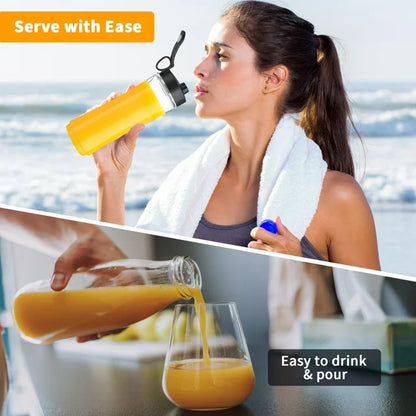 VAVSEA Portable Blender, Personal Blender for Shakes and Smoothies, BPA-Free 20oz Mini Blender with Travel Lids for Home Kitchen, Office and Sports, 500W