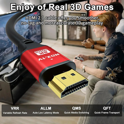 Jorenca 4K HDMI 50FT Cable (HDMI 2.0,18Gbps) Ultra High Speed Gold Plated Connectors,Ethernet Audio Return,Video 4K,FullHD1080p 3D Arc Compatible with UHD TV Monitor Laptop Xbox PS4/PS5 ect