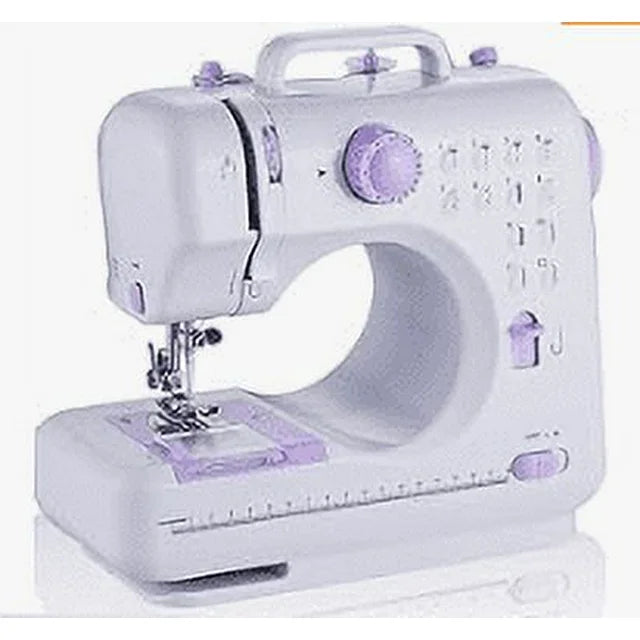 Sewing Machine Portable Electric Sewing Machine for beginners with Foot Pedal，Light， Simple