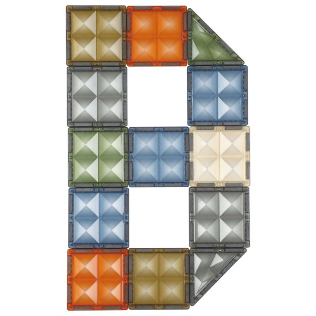 Magnetic Tiles with 2 Cars Set, 3D Magnetic Building Blocks, Preschool Magnetic STEM Toys Sensory Educational Toys for Toddlers Kids 3 4 5 6 7 8-12, Gift for Boys Girls