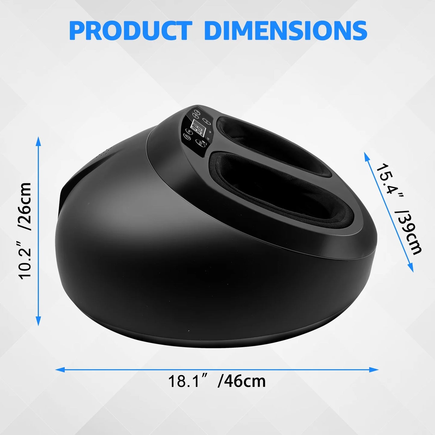 Foot Massager Machine with Heat Therapy, Adjustable Timer, Wireless Remote Control Removable Foot Sleeves Perfect for Relaxation and Pain Relief for Tired Feet at Home or Office