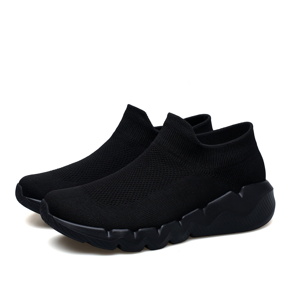 LASUDRAA Men's Shoes Running Casual Breathable Slip on Shoes Walking Lightweight Athletic Sneakers