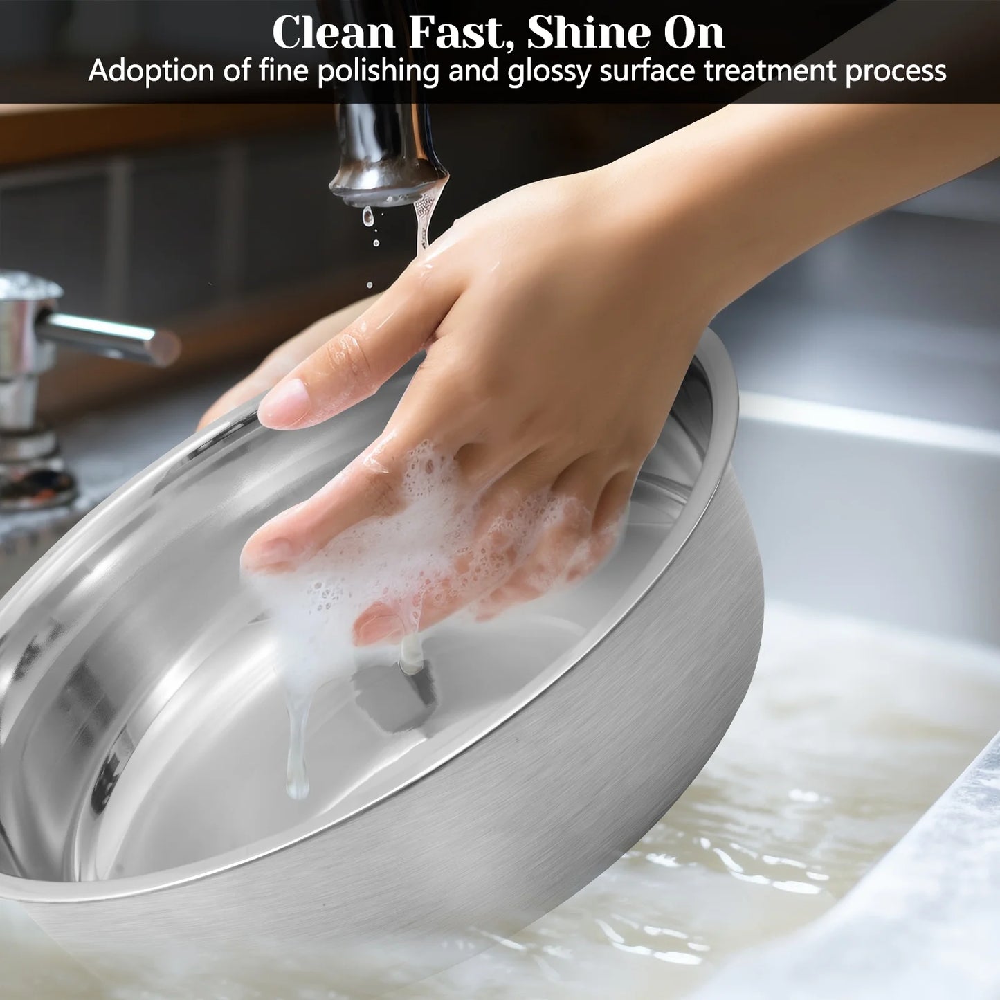 Jacgood 5 qt Disposable Stainless Steel Chafing Dish with Lid & Holder (Set of 4)