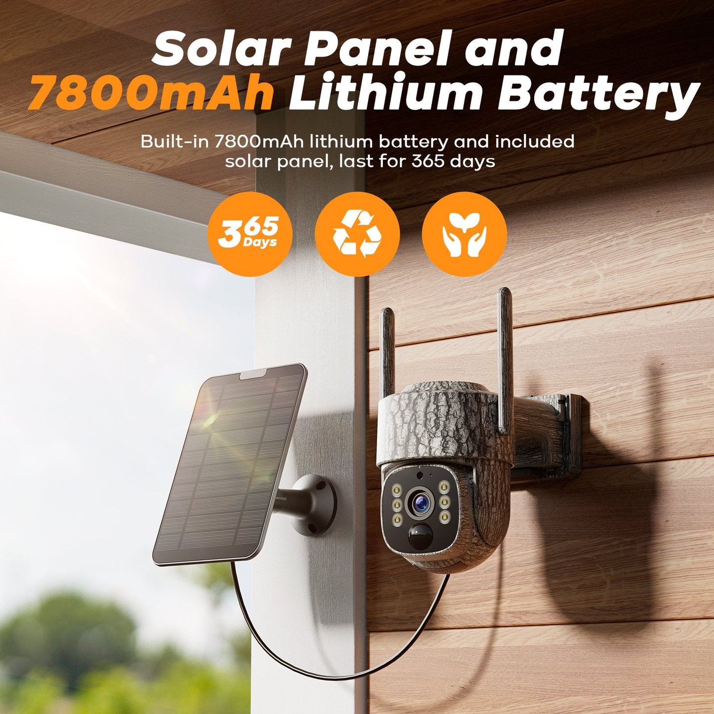 CAMPARK Cellular Trail Camera 4G LTE with Unlimited Data, 360° View HD Live Streaming Solar Panel Night Vision Motion Detection Two-Way Audio 2.5K Game Deer Camera for Hunting & Outdoor Security