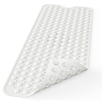Bathtub and Shower Mats, Extra Long Non-Slip Bath Mat 39 x 16 Inch