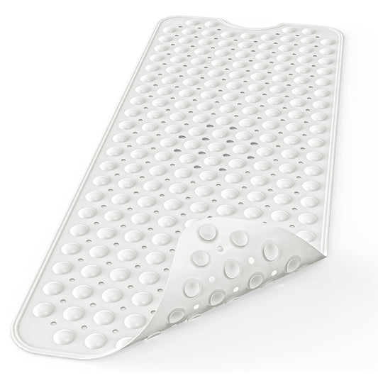Bathtub and Shower Mats, Extra Long Non-Slip Bath Mat 39 x 16 Inch