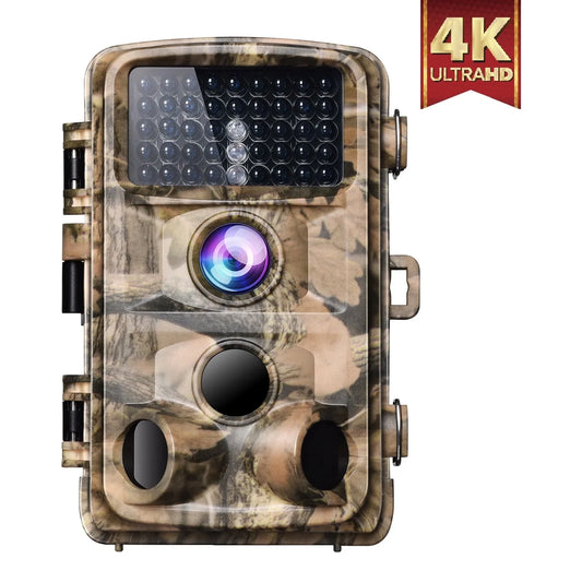 CAMPARK Trail Camera 4K 42MP Hunting Game Camera with 3 PIR Night Vision Motion Activated Waterproof