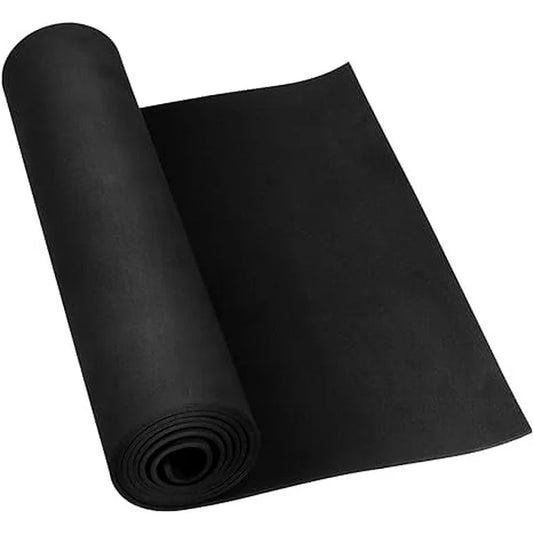 Do2ping Black EVA Foam Sheet Clearance, (1-10mm) Thick EVA Foam Cosplay, 49"x13.5" with High Density 86kg/m3 Eva Foam Roll for Art Craft Halloween Costume DIY Project (1mm Black)