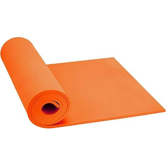 Do2ping Orange Eva Foam Sheets roll, 6mm eva Craft Foam 49''x13.9'' High Density 86kg/m3 for Cosplay