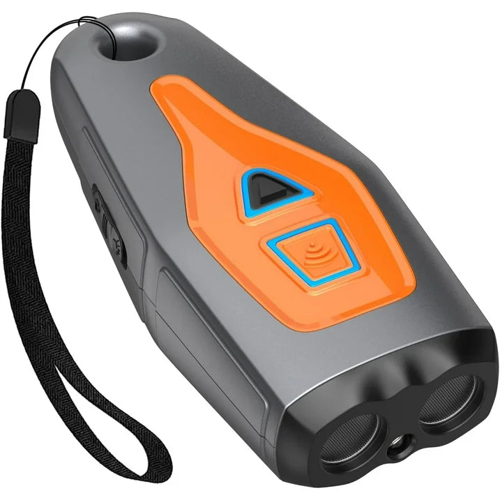 Dog Bark Deterrent Devices with LED Flashlight -20ft | Barks No More Dog Training Tool Bark Buddy Anti Bark Device for Dogs |Best Behavior Aid - Barking Silencer Indoor & Outdoor, Rechargeable