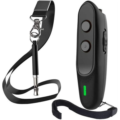 Dog Barking Deterrent Devices Rechargeable Ultrasonic Dog Bark Deterrent 3 Frequency No Bark Control Devices 16.4 ft Range with Dog Whistles