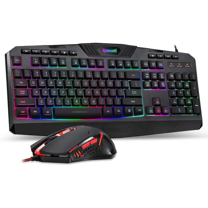 Gaming Keyboard, RGB Backlit Gaming Keyboard, Programmable Backlit Gaming Mouse, Value Combo Set