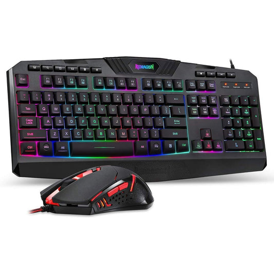 Gaming Keyboard, RGB Backlit Gaming Keyboard, Programmable Backlit Gaming Mouse, Value Combo Set
