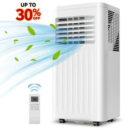 Havato 5000BTU (8000BTU ASHRAE) Portable Air Conditioner with Dehumidifier/Fan/Cooler, Cooling 300 Sq.ft, Remote Control, White