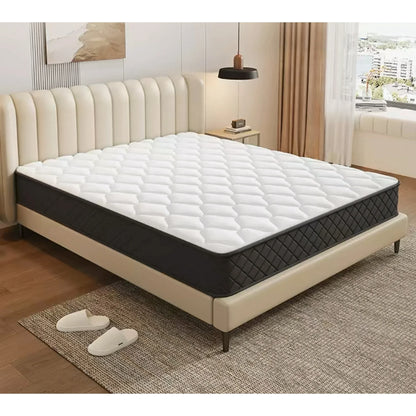 Hycean Queen Mattress, 10 Inch Memory Foam Pocket Spring Mattress, Hybrid Bed Mattress in a Box for Pressure Relief & Motion Isolation, CertiPUR-US, 100-Night Trial