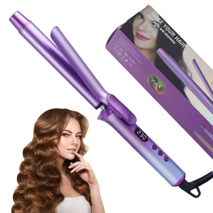 Iris Hatteker 0.98 inch Curling lron Professional Ceramic Coating Barrel Curling Wand, LCD Displaywith14 Heat Setting£¬ All Hair Types