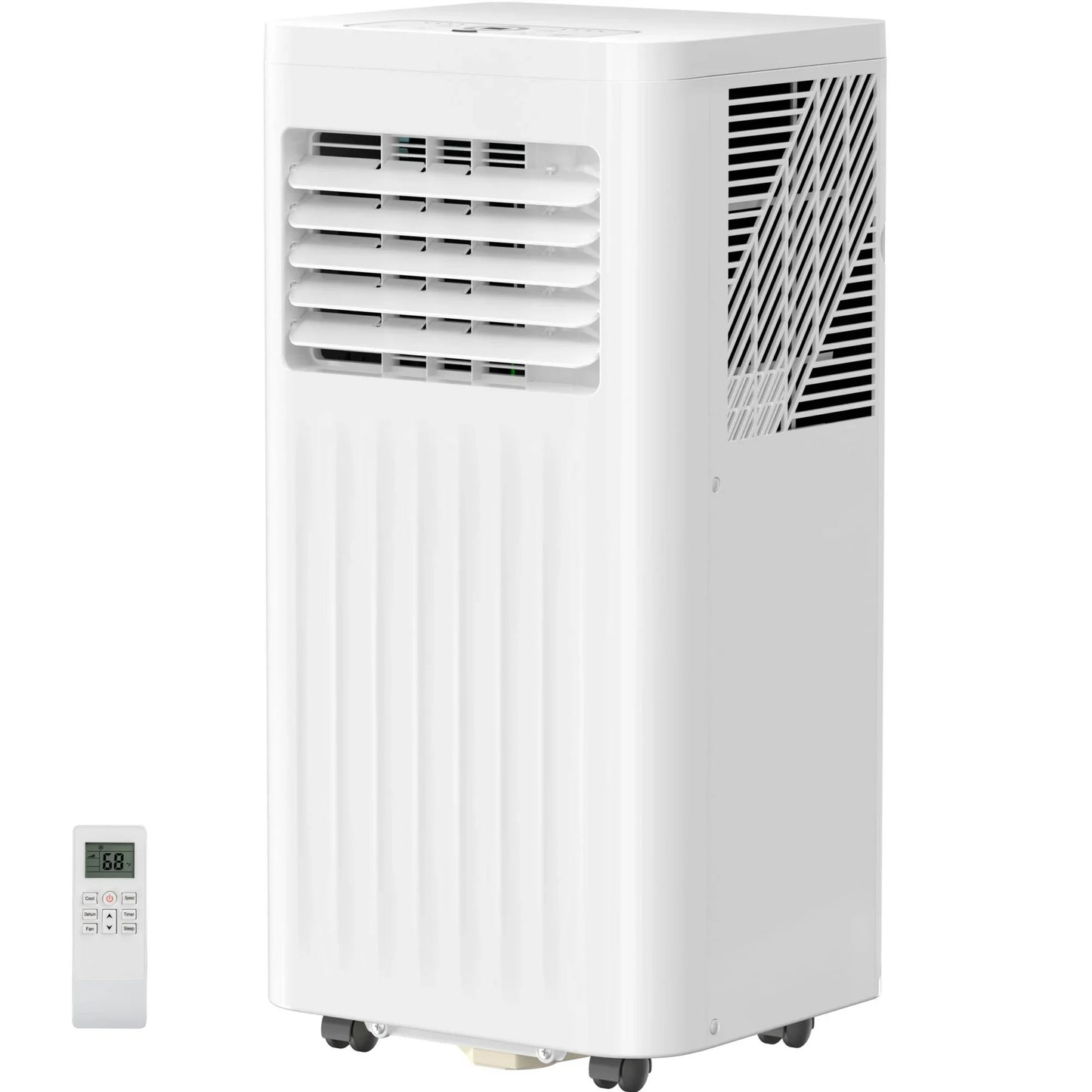 KISSAIR 5,000BTU (8,000BTU ASHRAE) Portable Air Conditioner, Dehumidifier, Fan, 3 in 1 AC with 24-Hour Timer
